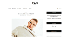 Desktop Screenshot of forifashion.com